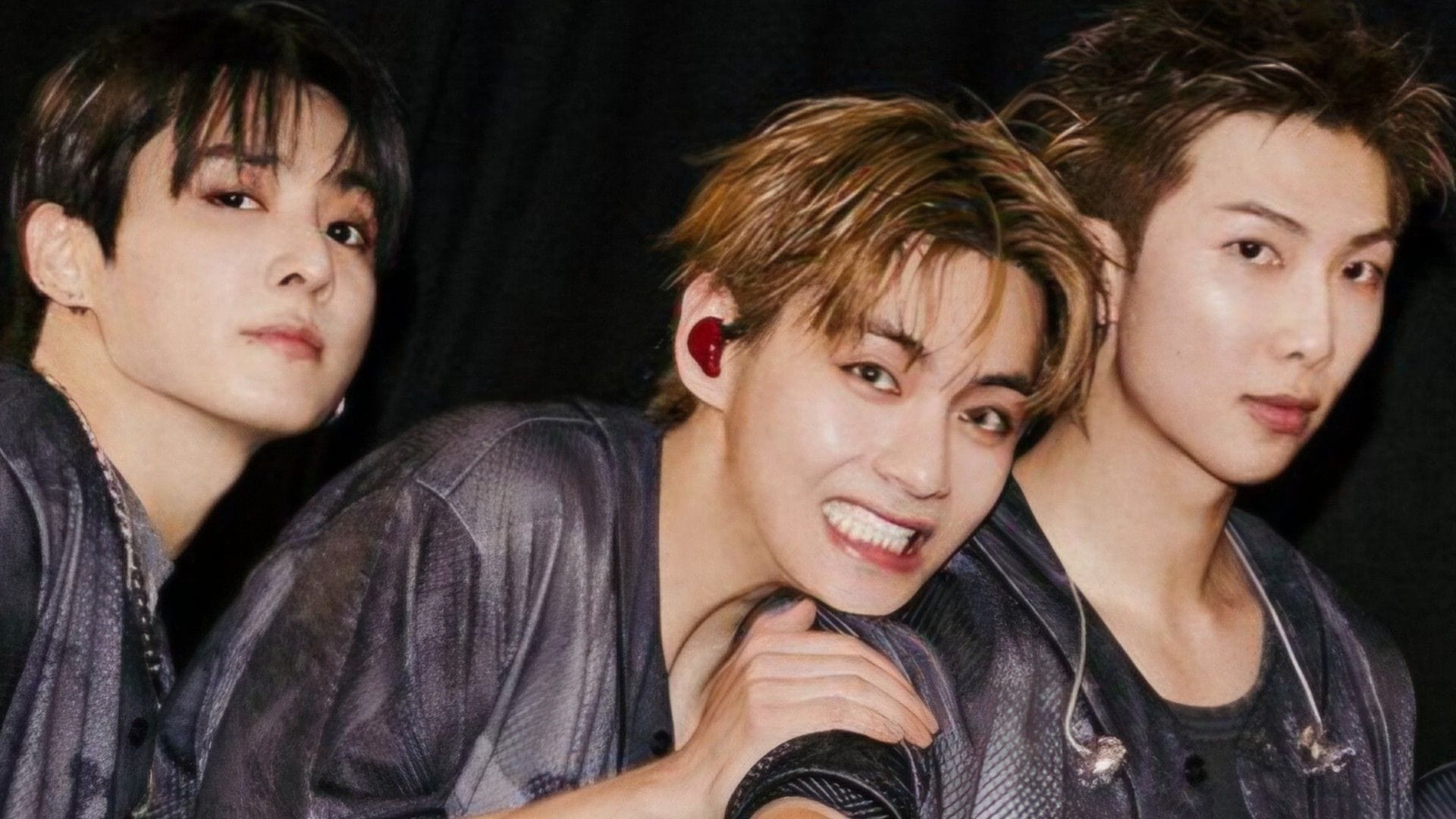"HE DID THIS IN PRIDE MONTH" - Fans gush over RM, Taehyung and Jungkook's reaction to 'Lesbians Love BTS' sign