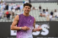 Ben Shelton dos Estados Unidos da América no BOSS Open 2026 em Stuttgart, Alemanha. (Foto de Getty Images)