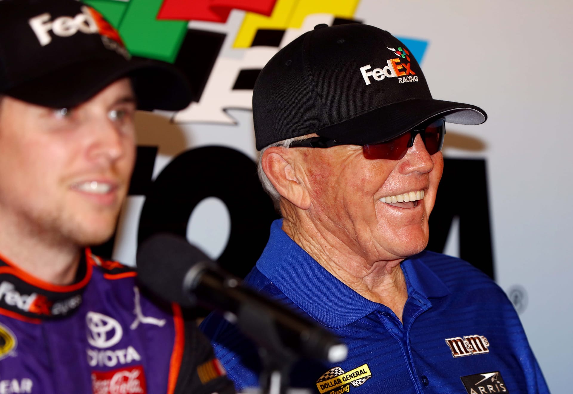 Denny Hamlin e Joe Gibb - Daytona 500 - Fonte: Imagn