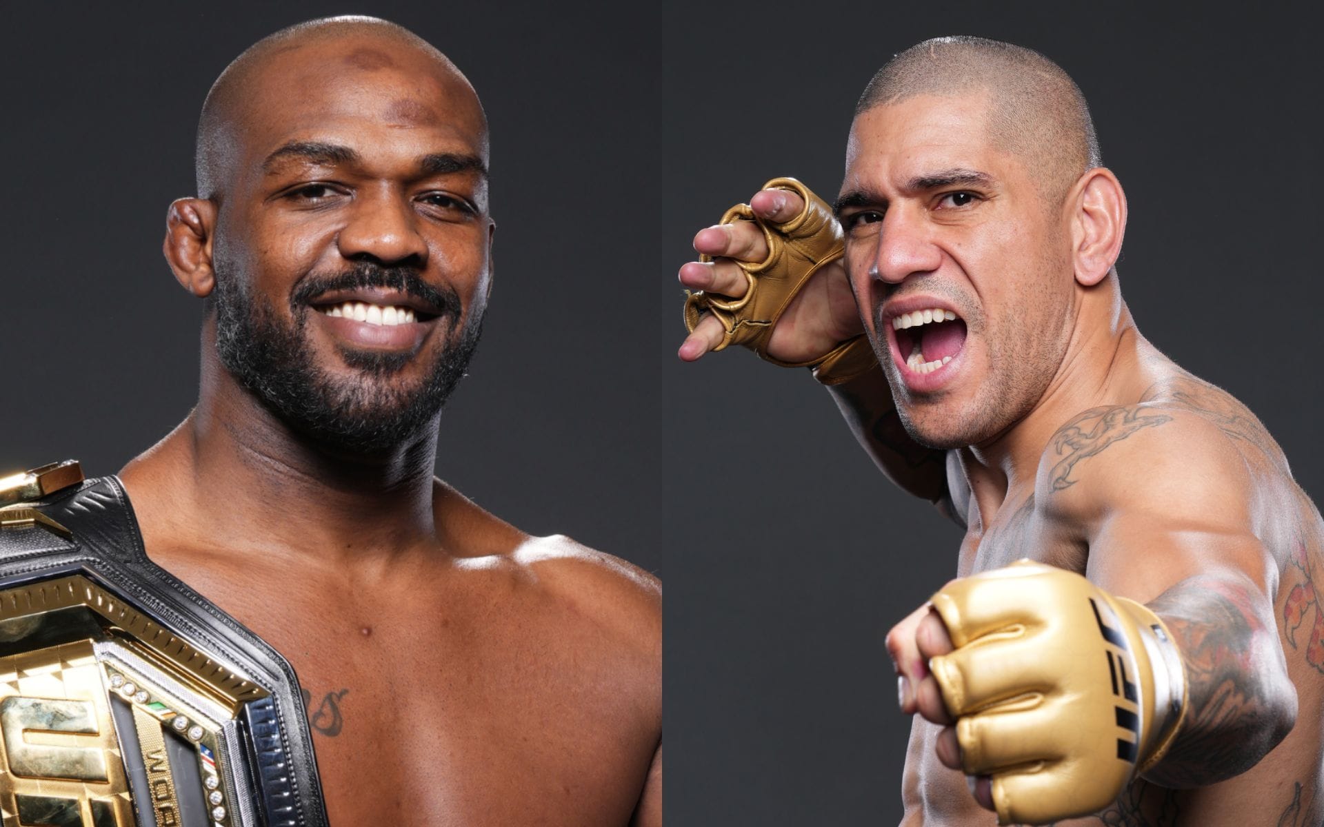 "He ran scared of Tom, btw" - Fans blast Jon Jones for sporting GOAT chain after Alex Pereira's loss to Ciryl Gane