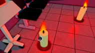 Segure a tecla E para apagar uma vela (Imagem via Roblox)