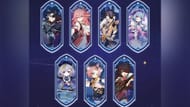 Todos os personagens recebendo um buff (Imagem via HoYoverse)