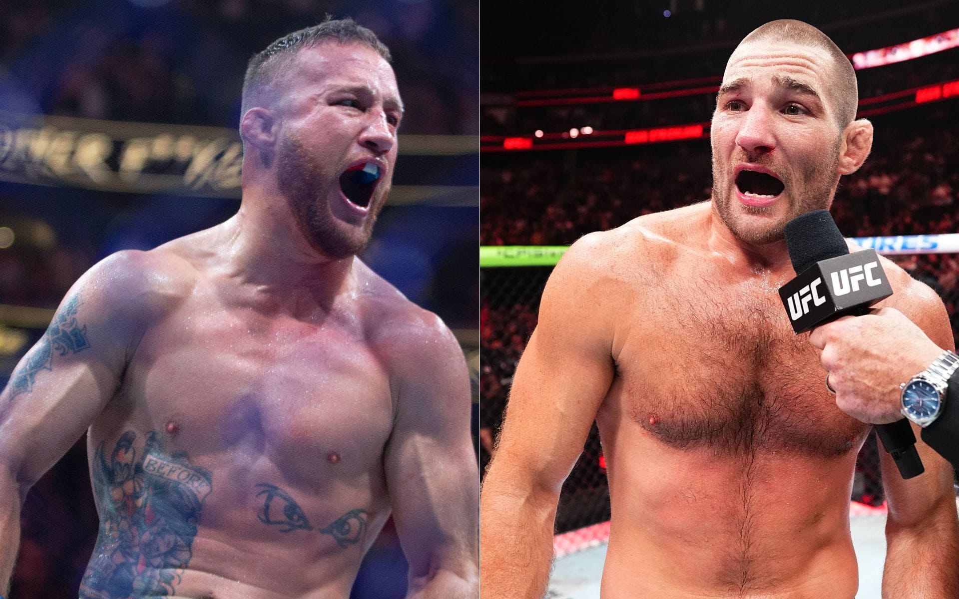 "Calls everybody a pedophile" - Justin Gaethje gets 100% real about Sean Strickland not getting an invite for UFC Freedom 250
