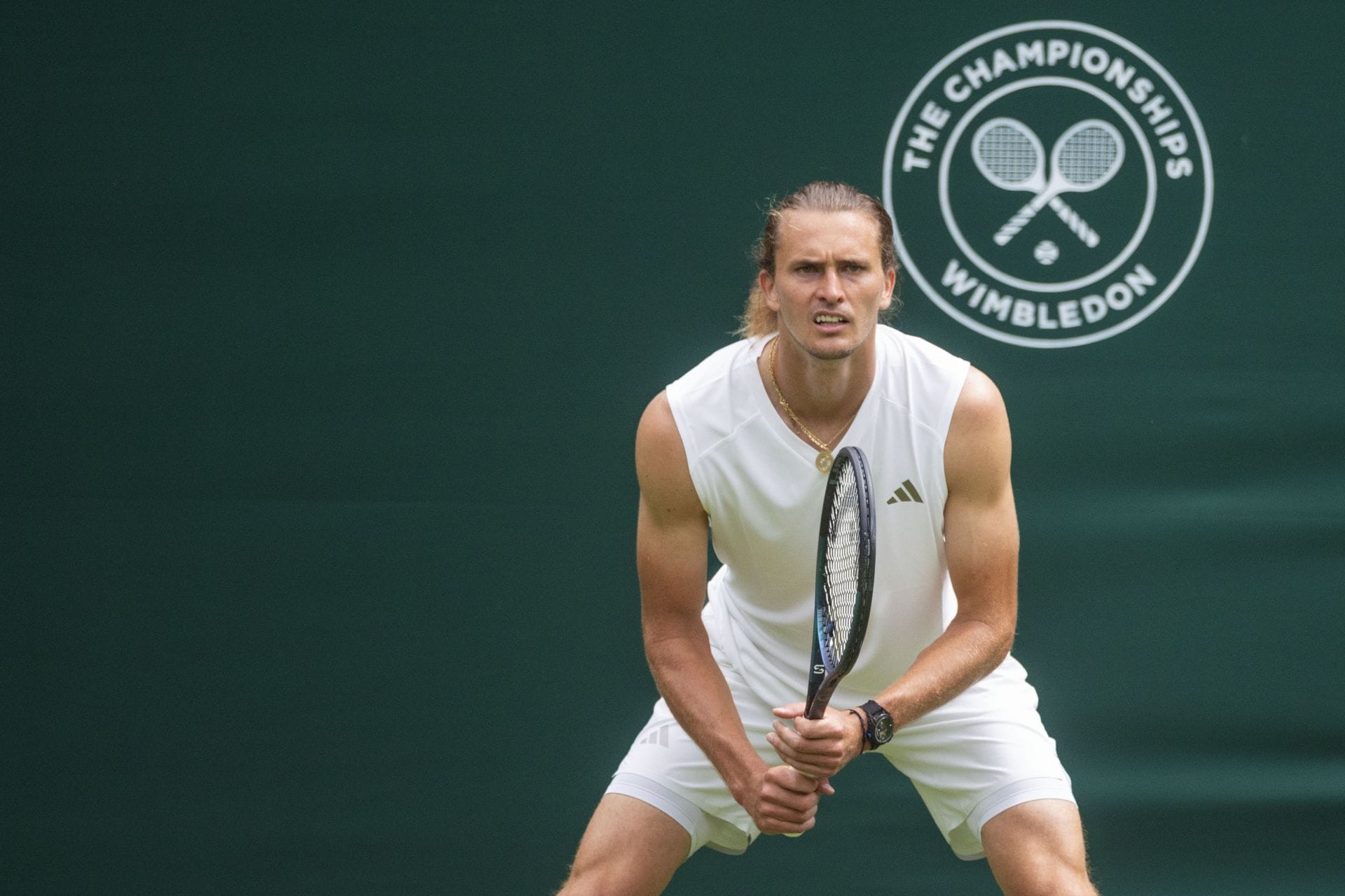 Alexander Zverev em Wimbledon 2025. (Fonte: Getty)