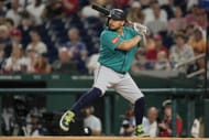 Josh Naylor in action for the Seattle Mariners - Source: Getty