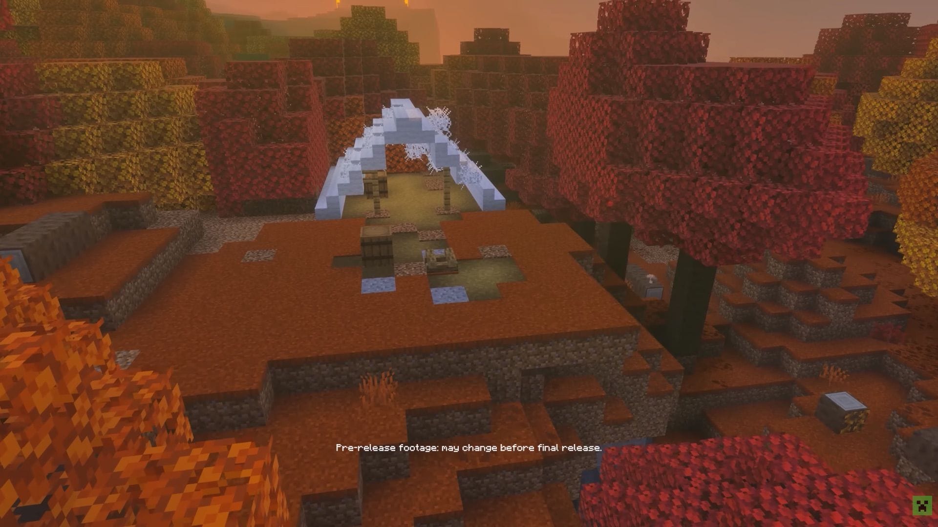 Abandoned camps and new wool blocks are also new items (Image via Mojang Studios)