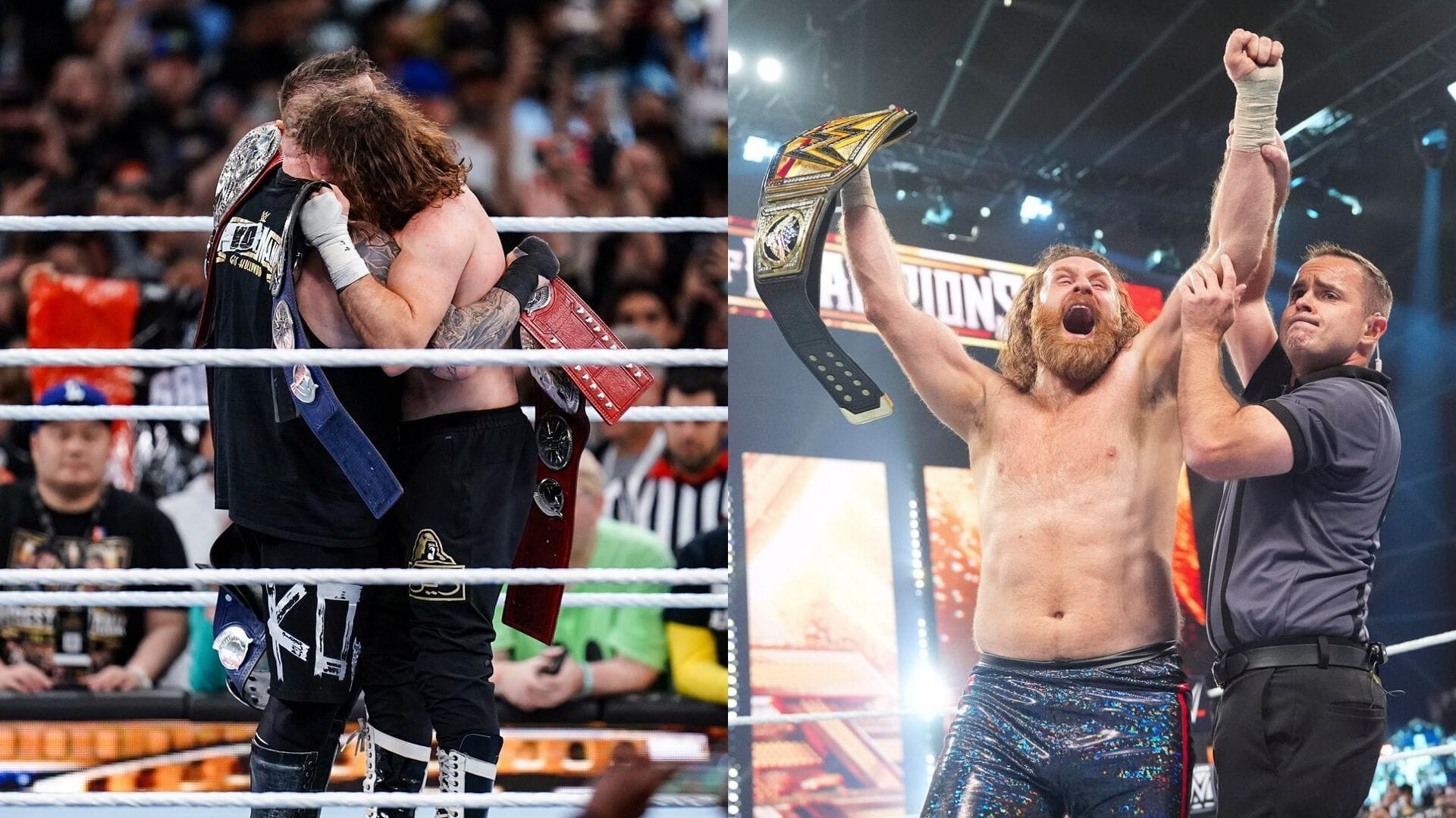 "I’ve missed a lot of things" - Kevin Owens shares heartfelt reaction to Sami Zayn winning the Undisputed WWE Championship at Night of Champions
