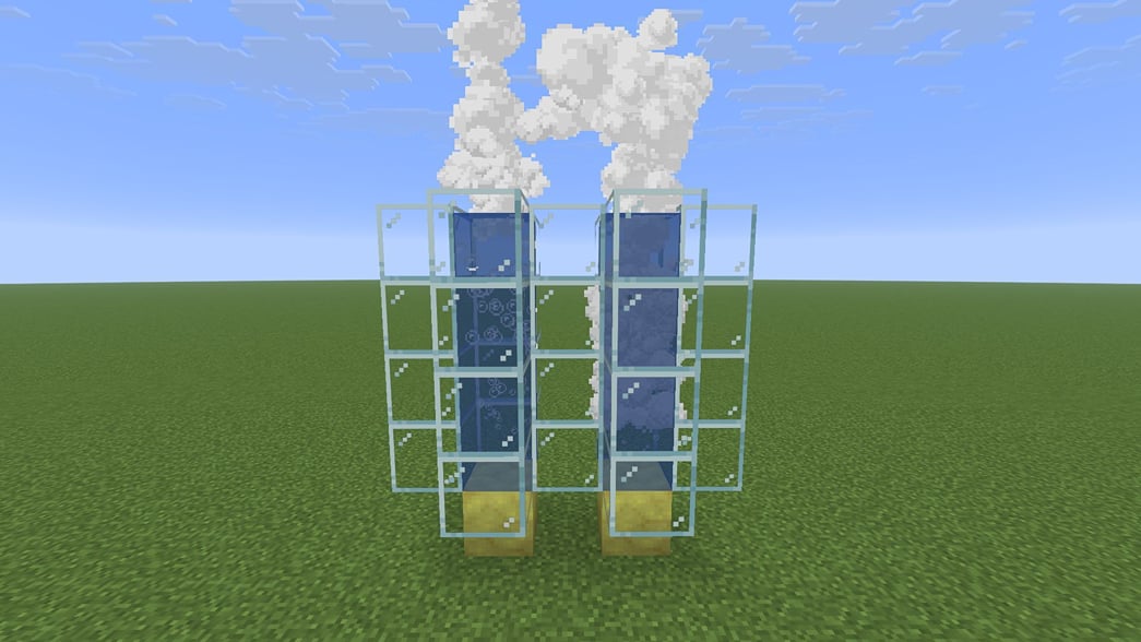 Minecraft Geyser Build How to make a geyser in Minecraft