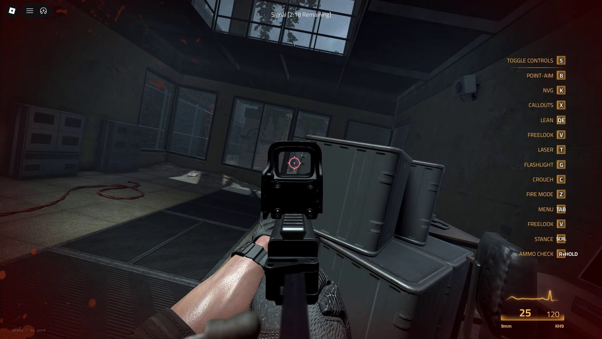 Inclinando-se para espiar outro jogador (Imagem via Saber Digital || Roblox)