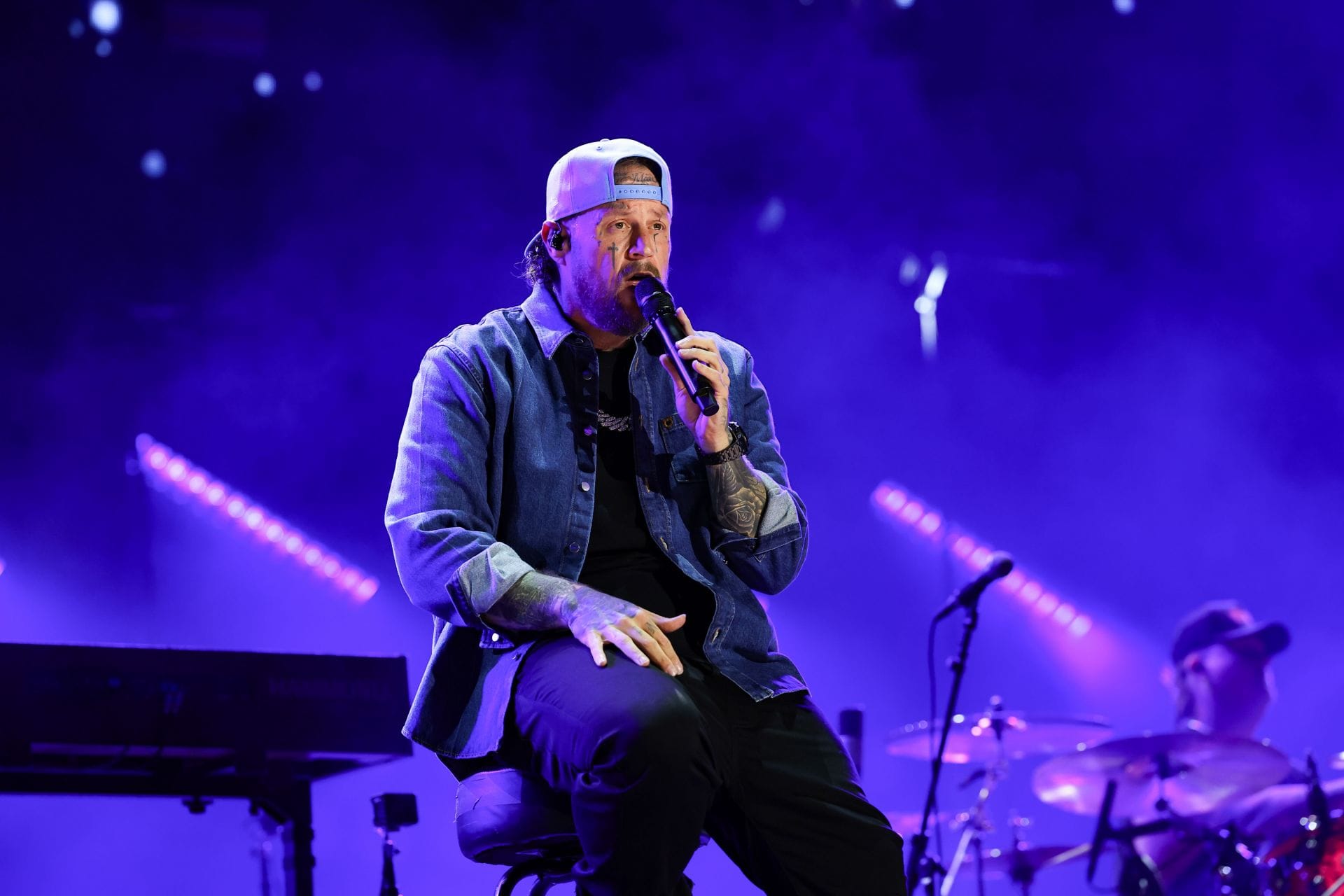 Jelly Roll performs onstage at Nissan Stadium during CMA Fest 2026 day one on June 04, 2026 in Nashville, Tennessee. (aaSource: Getty