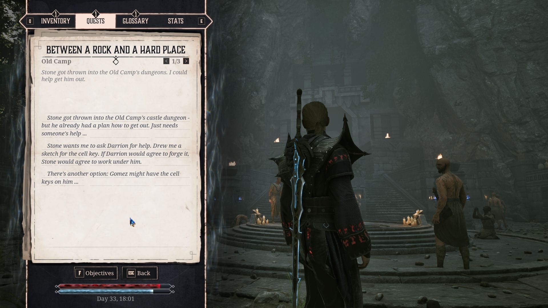 Gothic 1 Remake Walkthrough: How to complete Between a Rock and a Hard Place