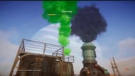 A fumaça verde pode alertar outros jogadores (Imagem via tinyBuild || YouTube/@SideQuestGuides)
