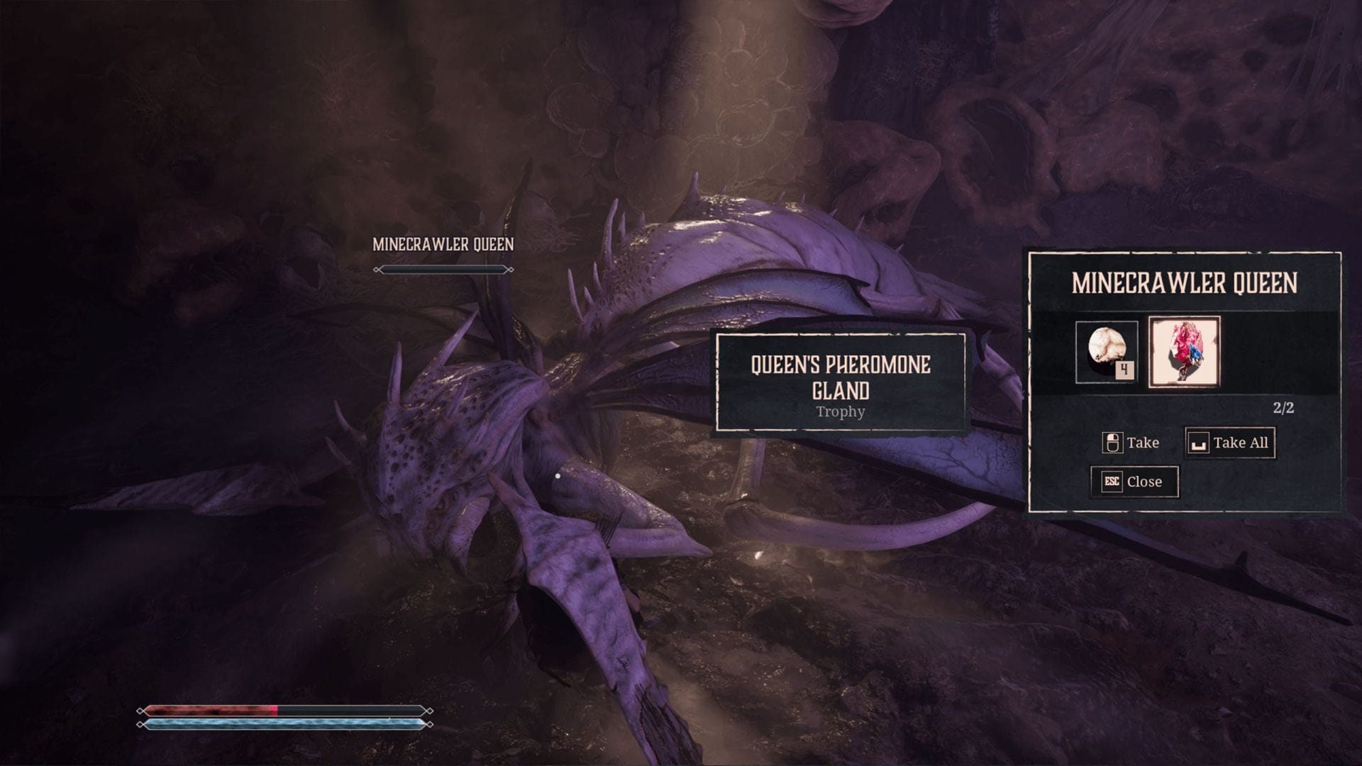 What to do with the Queen's Pheromone Gland in Gothic 1 Remake?