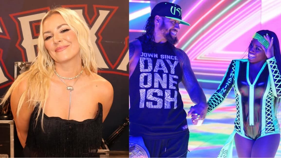 Renee Paquette reacts to Jimmy Uso's emotional message for his wife Naomi
