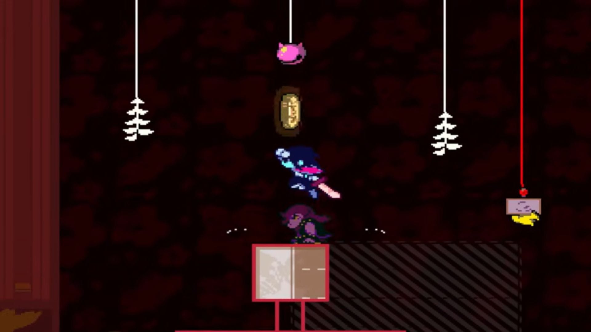 Resolva outro quebra-cabeça deslizante para obter esta moeda rosa em Deltarune (Imagem via Toby Fox || Youtube/@BlueBlurX7)