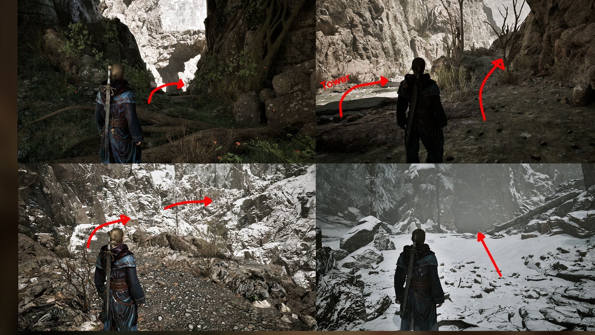 O Golem de Gelo está na região da Tundra, ao sul da torre de Xardas (Imagem via Alkimia Interactive)