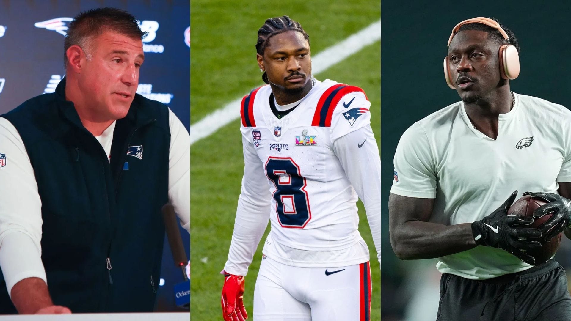 Patriots HC Mike Vrabel gives clear verdict on bringing Stefon Diggs back after A.J. Brown's signing