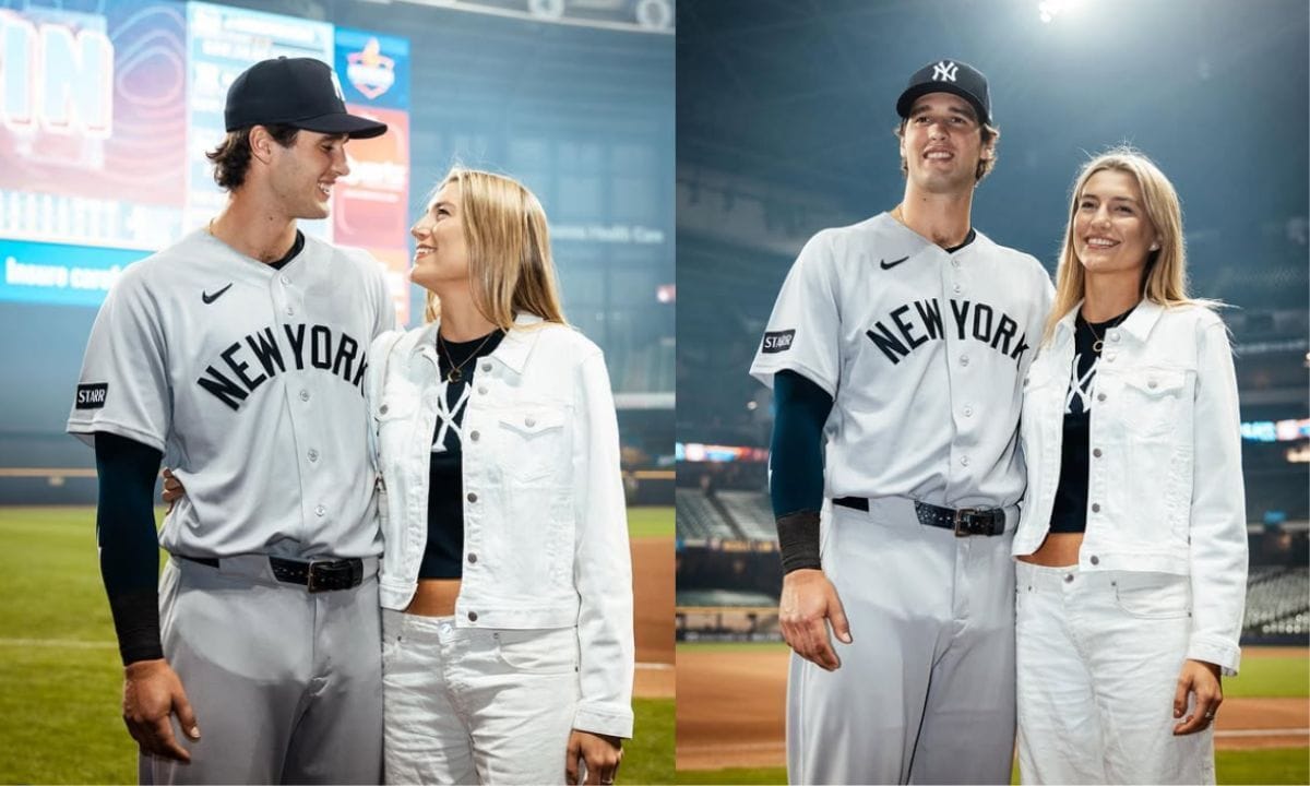 Spencer Jones' girlfriend Ava reacts to the Yankees phenom's first MLB homer