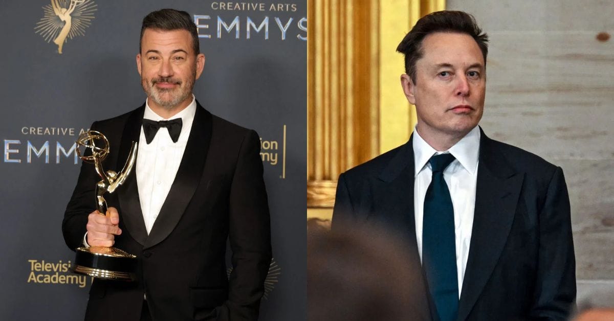 Jimmy Kimmel and Elon Musk