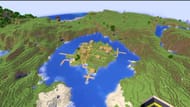 This seed is perfect for a peaceful game world right at spawn (Image via Mojang Studios || YouTube@akirby80)