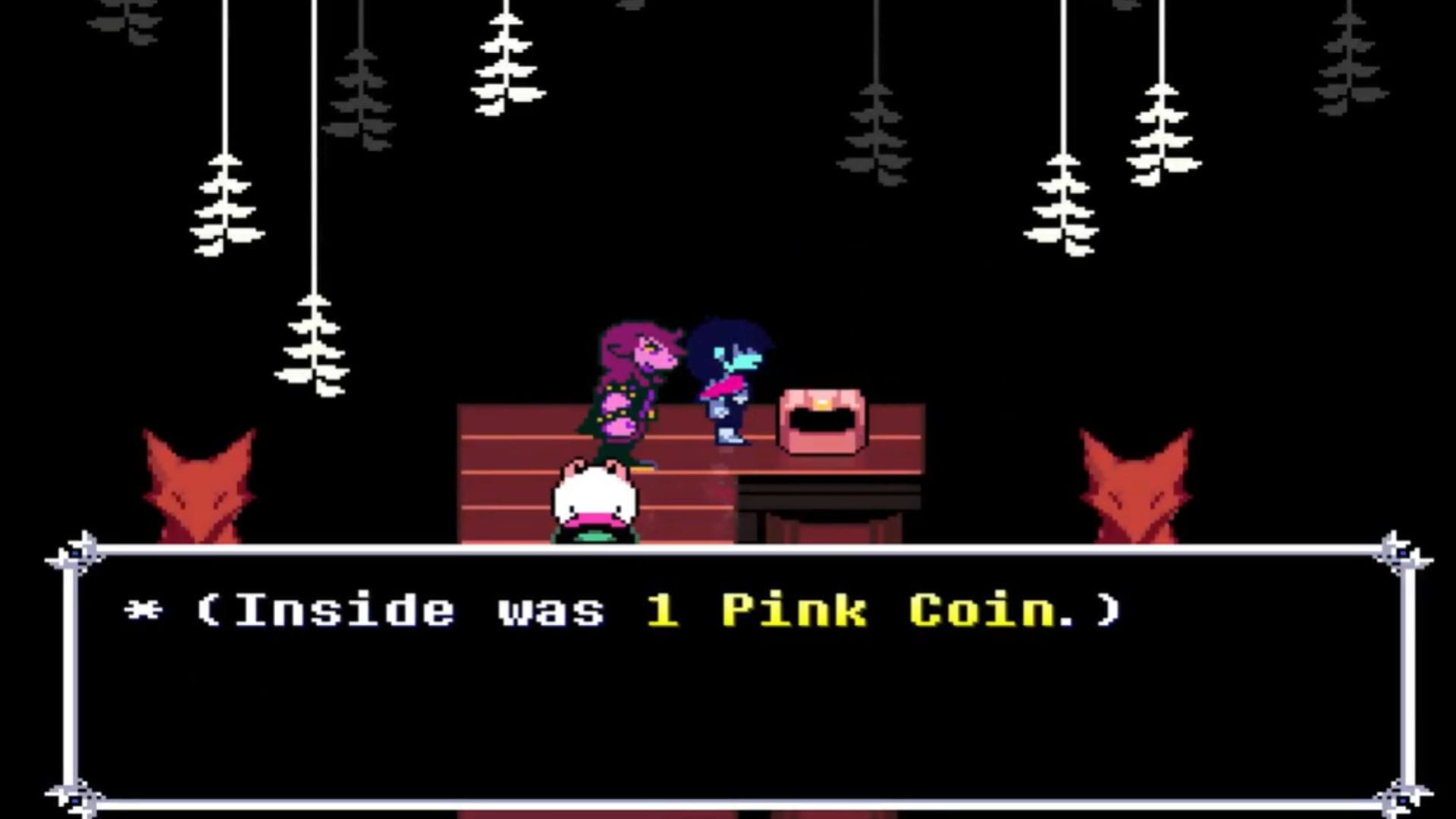 Encontre a raposa que se transforma em baú em Deltarune (Imagem via Toby Fox || Youtube/@BlueBlurX7)