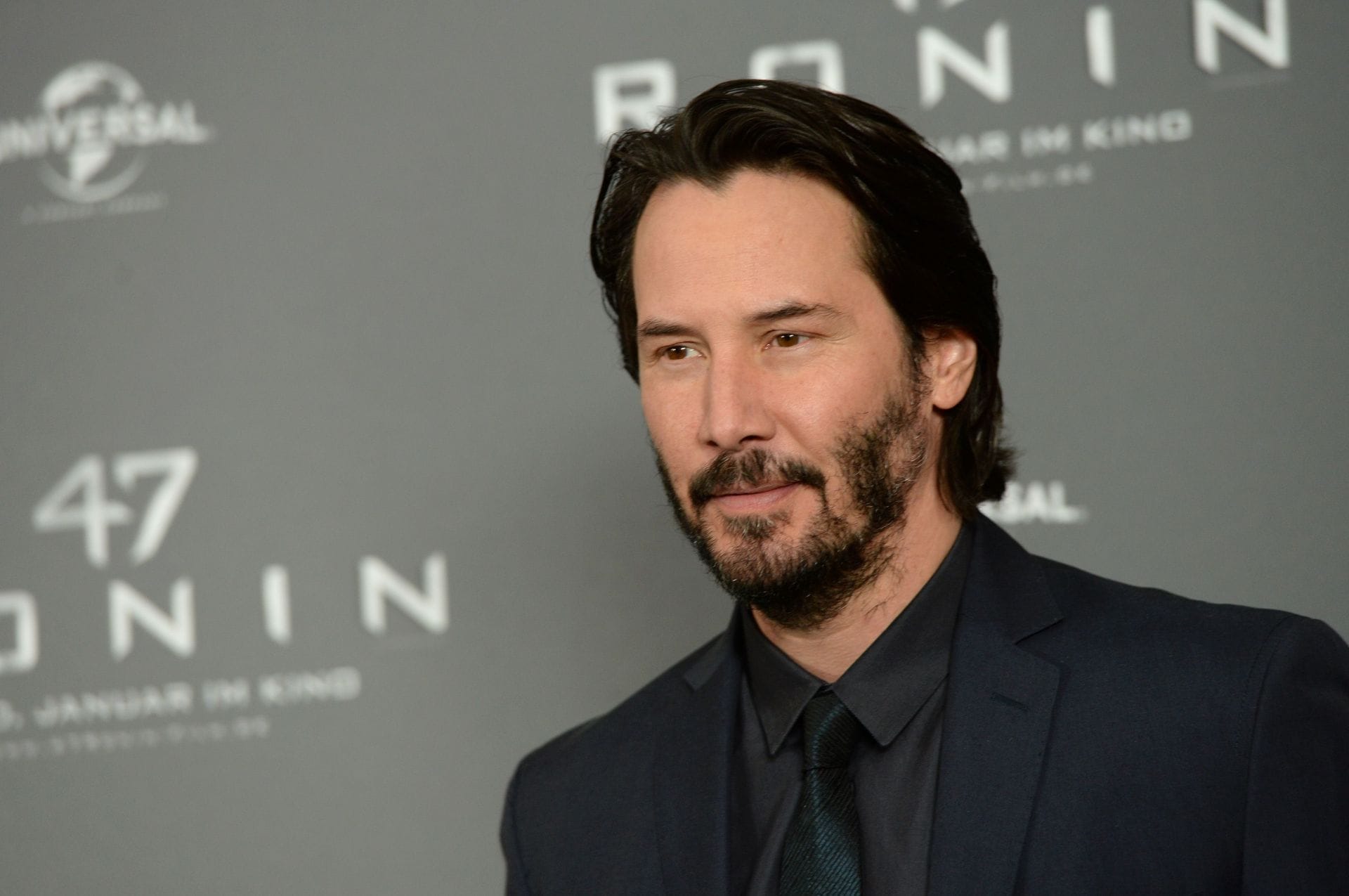'O ator Keanu Reeves participa do Photocall '47 Ronin' no Hotel Bayerischer Hof em 17 de janeiro de 2014 em Munique, Alemanha. (Fonte: Getty)