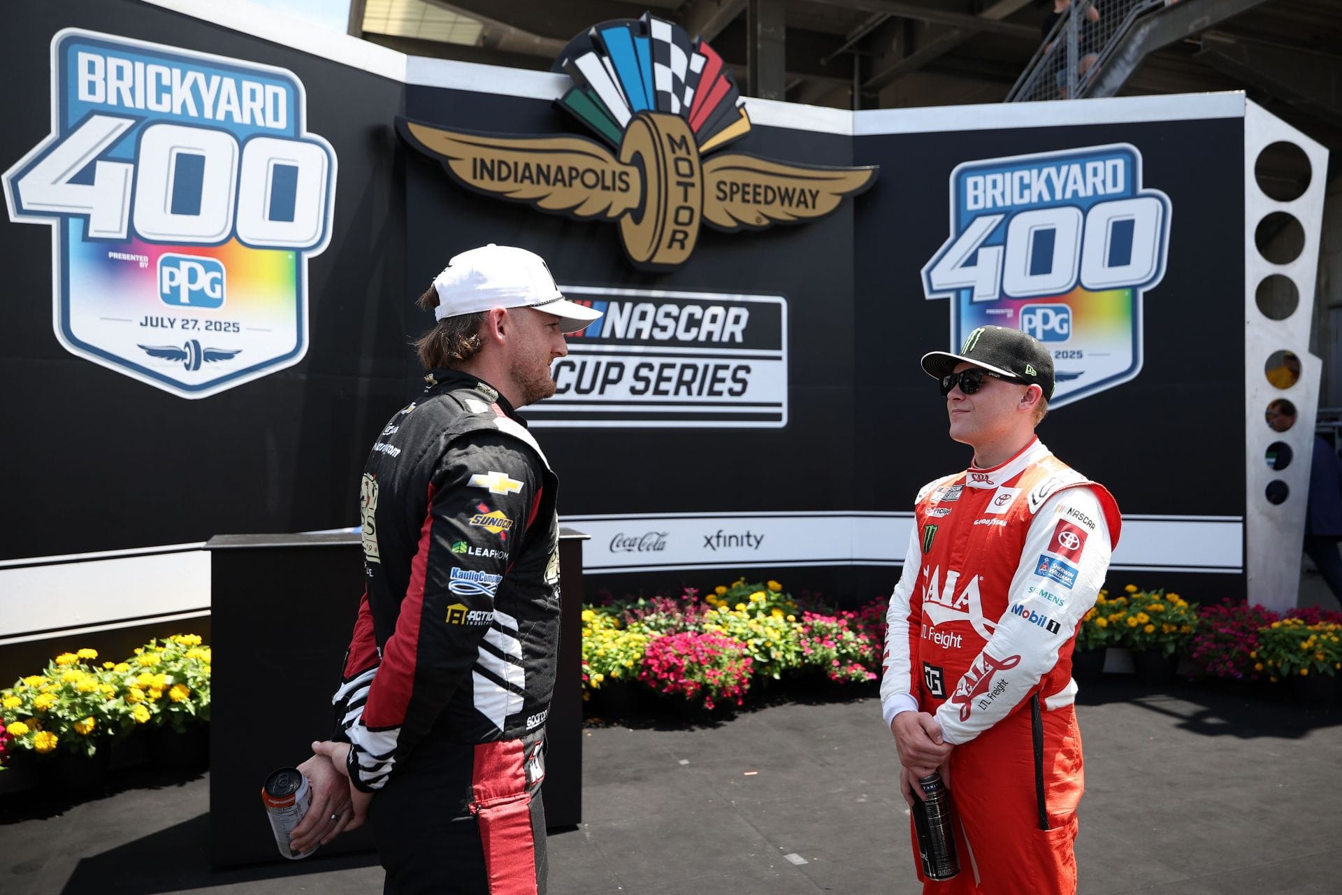 Desafio da temporada da NASCAR no Brickyard 400 - Fonte: Getty