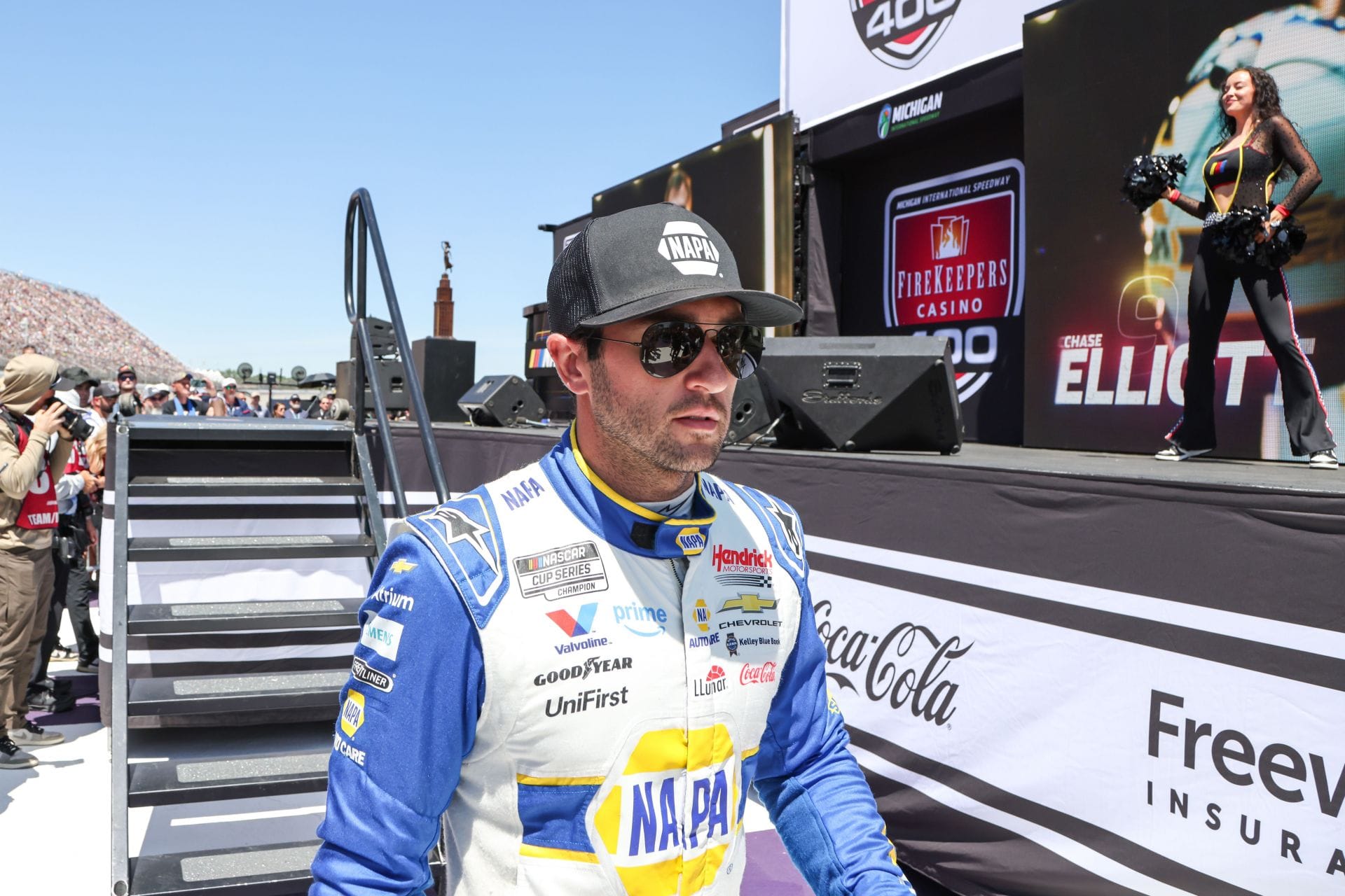 Chase Elliott - 07 DE JUNHO NASCAR Cup Series FireKeepers Casino 400 - Fonte: Getty