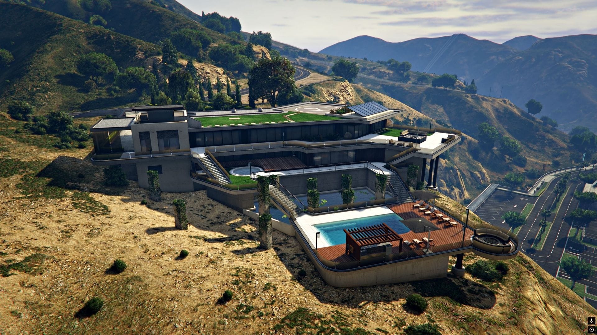 A mansão será necessária para iniciar o próximo assalto (Imagem via Rockstar Games || Sportskeeda)