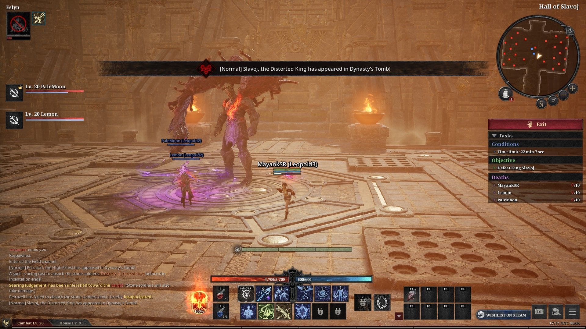 Derrote o chefe final do Dynasty’s Tomb Dungeon (Imagem via Nexon)