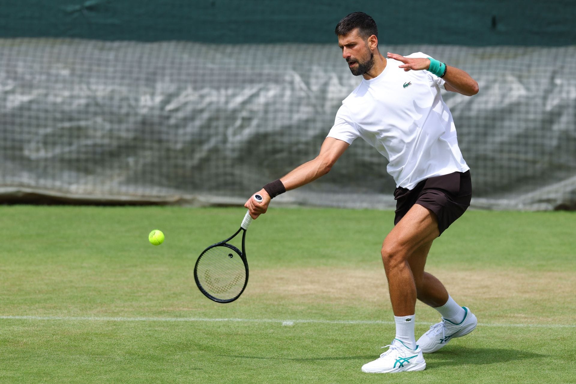 Djokovic em Wimbledon 2026 (fonte da imagem: Getty)
