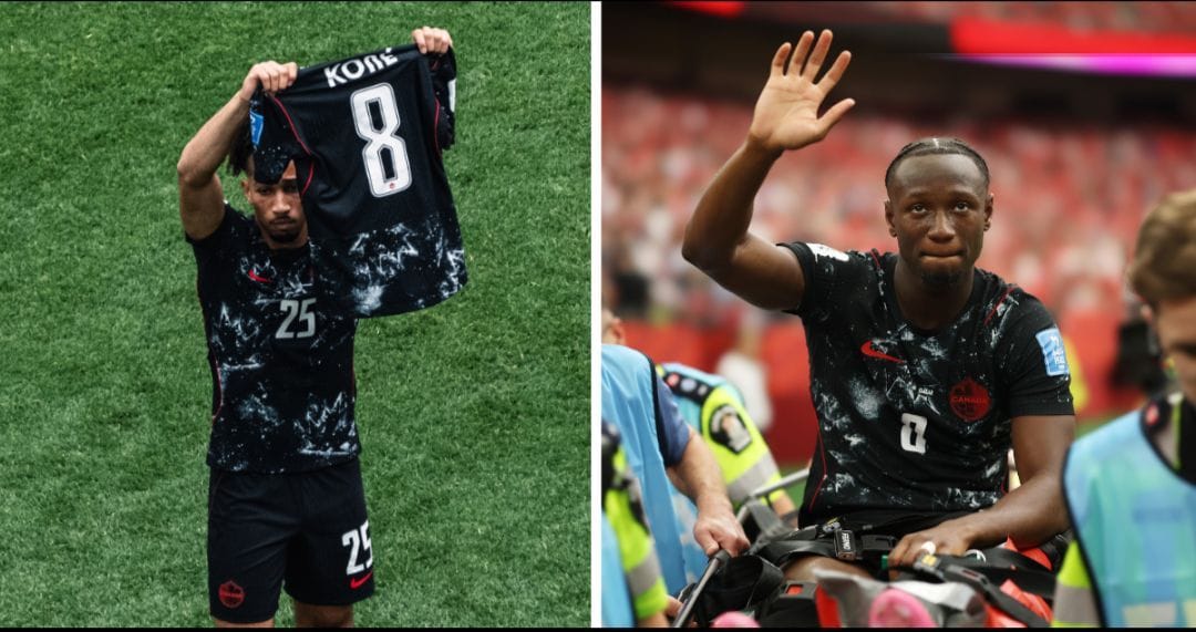 Canada star stretchered off with injury, his replacement scores free-kick minutes later and pays tribute in wholesome FIFA World Cup moment