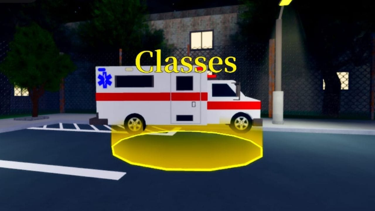 A zona de aulas (imagem via Roblox)