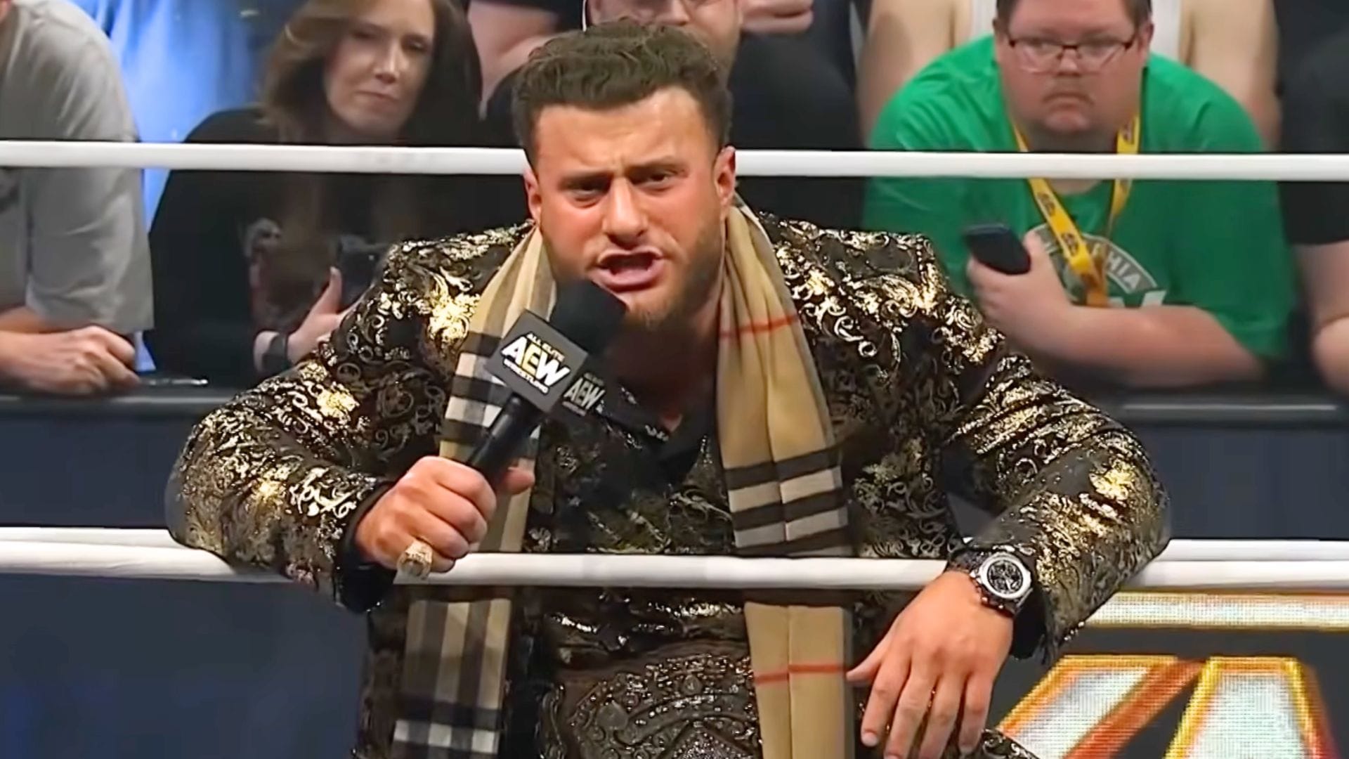 “This f**king clown" - MJF reacts to WWE legend possibly coming out of retirement for a match in AEW