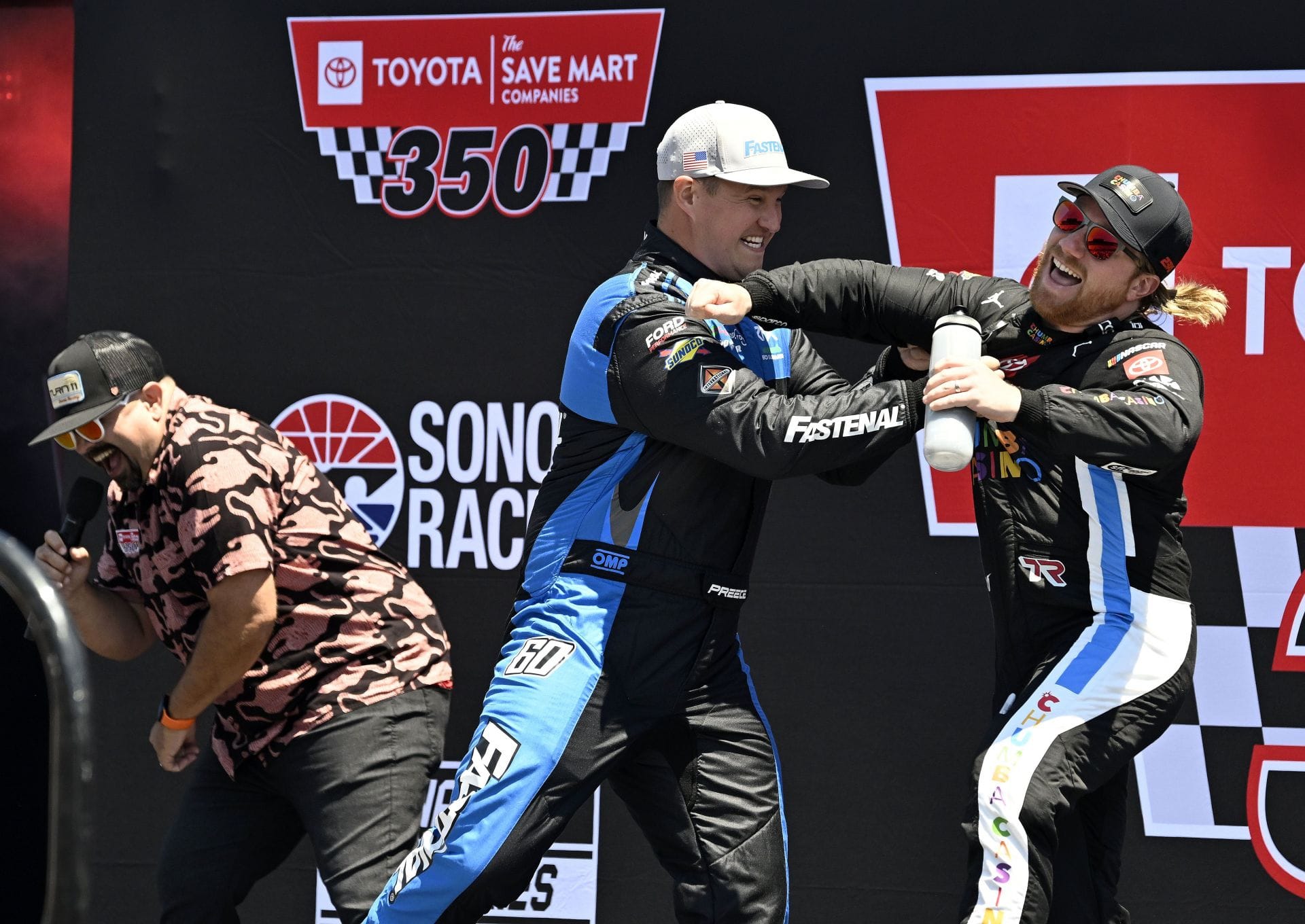 Ryan Preece e Tyler Reddick foram apresentados em Sonoma. Fonte: Getty