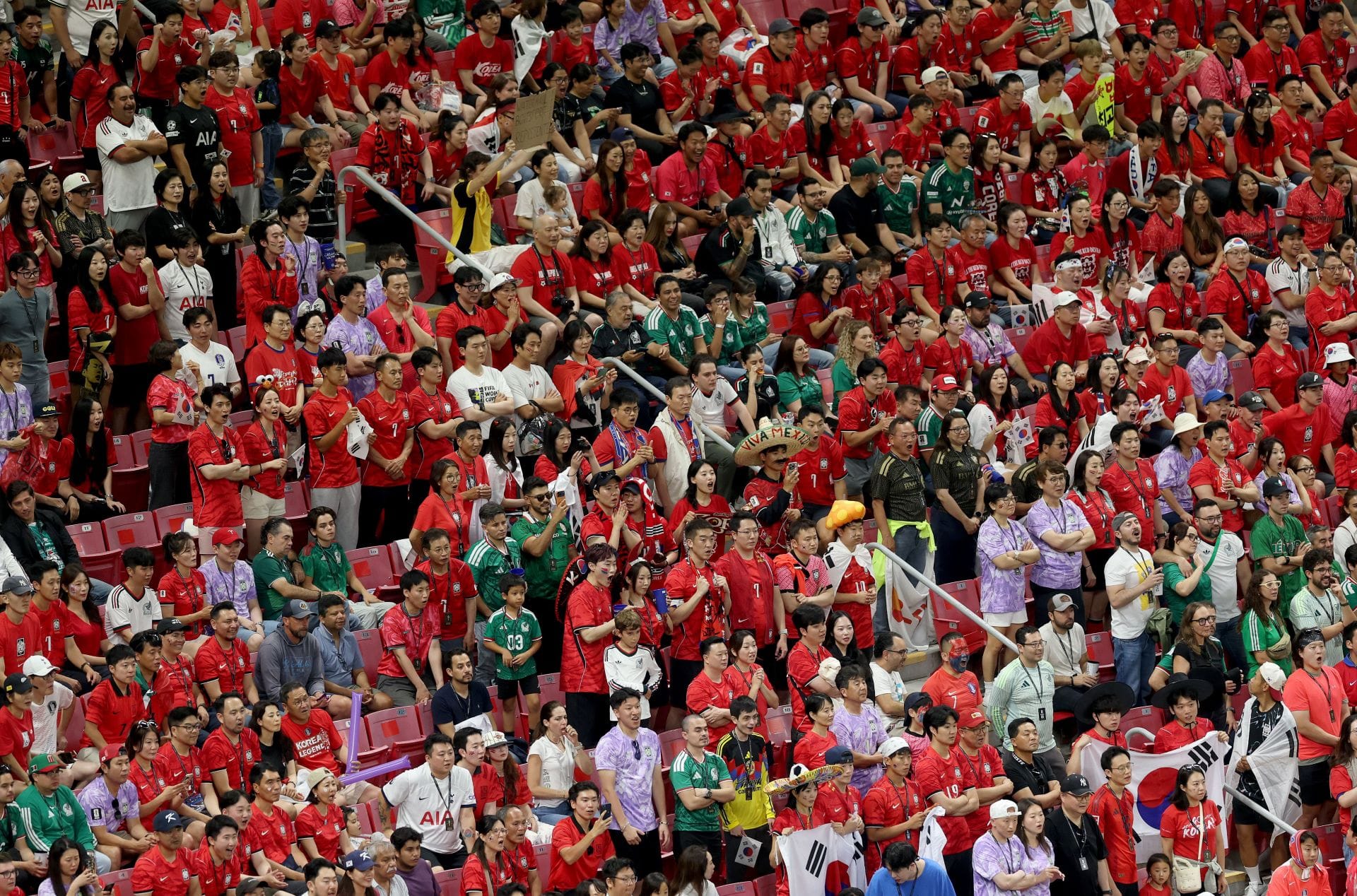 Mexican trade group leader fired after clip of him making racist gesture towards South Korean influencer at FIFA World Cup goes viral