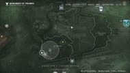 Localização do arquivo do sexto caso no Throne World (Imagem via Bungie)