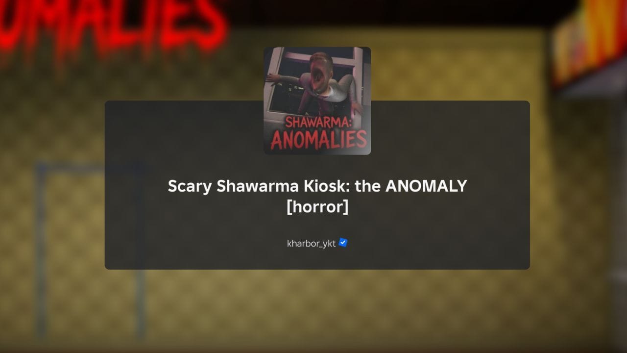 Scary Shawarma Kiosk: The Anomaly Backrooms event guide