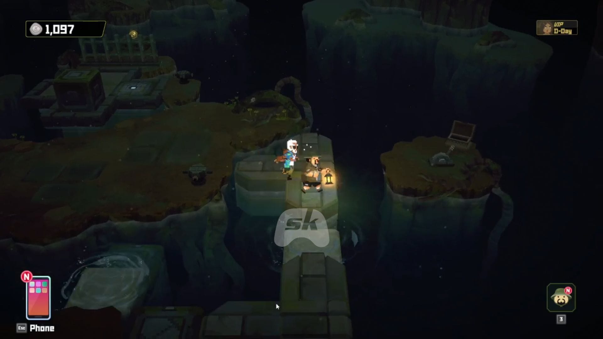 Imagem 2 – O quebra-cabeça Moon Relic em Dave the Diver In the Jungle (Imagem via SK Gaming || Mintrocket)