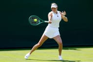Amanda Anisimova em Wimbledon 2026. (Fonte: Getty)