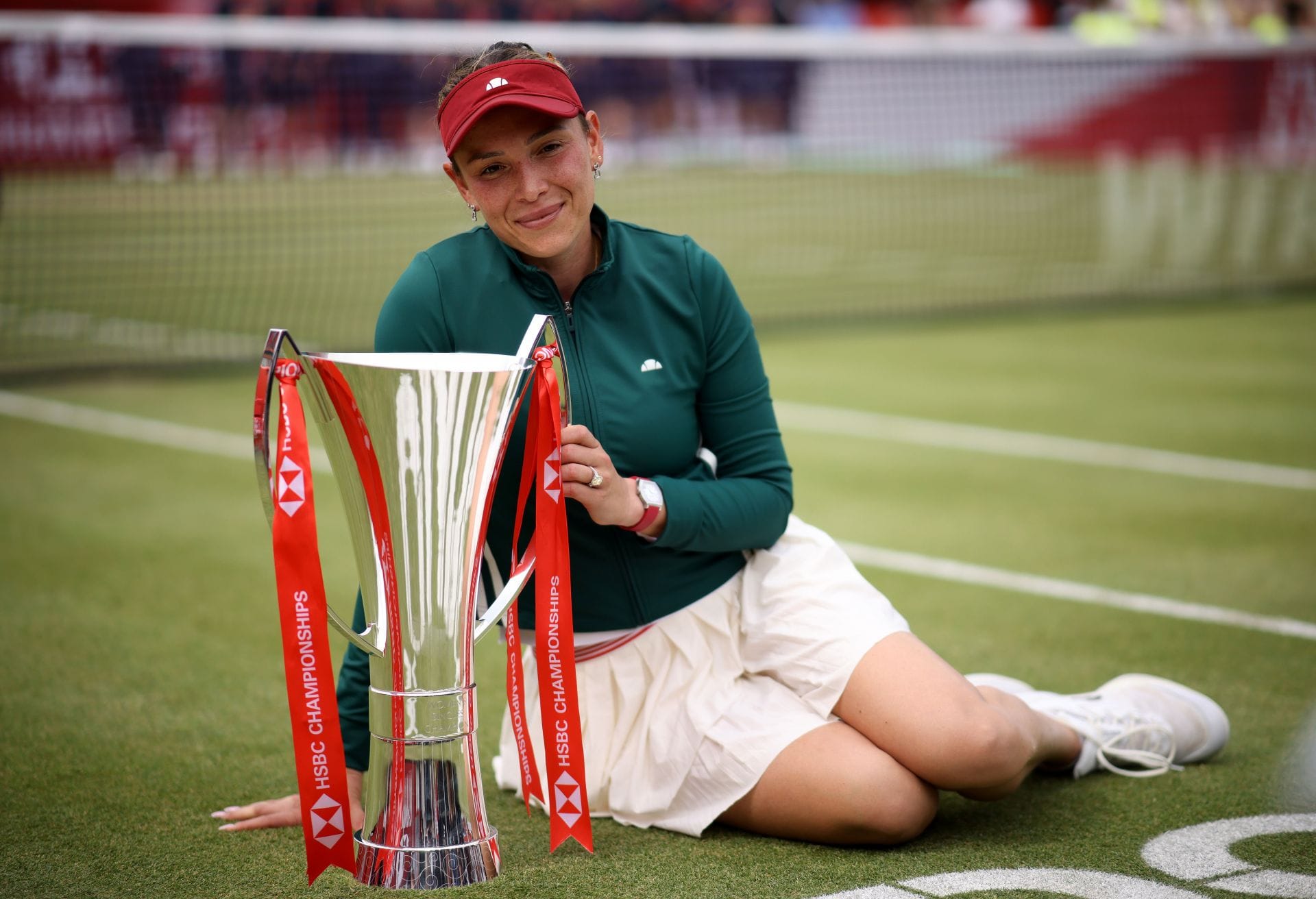 Donna Vekic no Queen's Club Championships 2026. (Fonte: Getty)