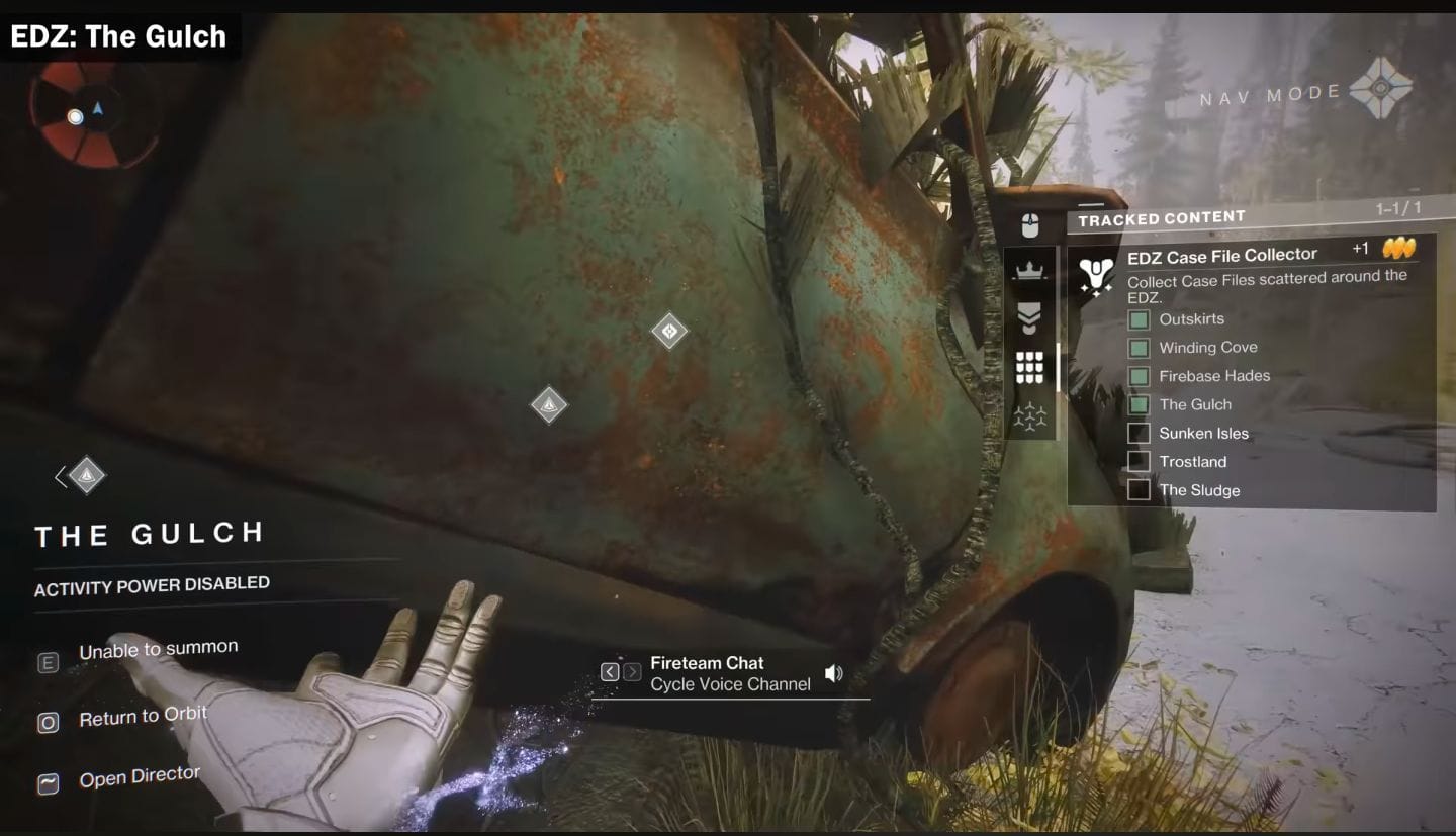 Olhe embaixo do carro (Imagem via Bungie || YouTube/@Esoterickk)