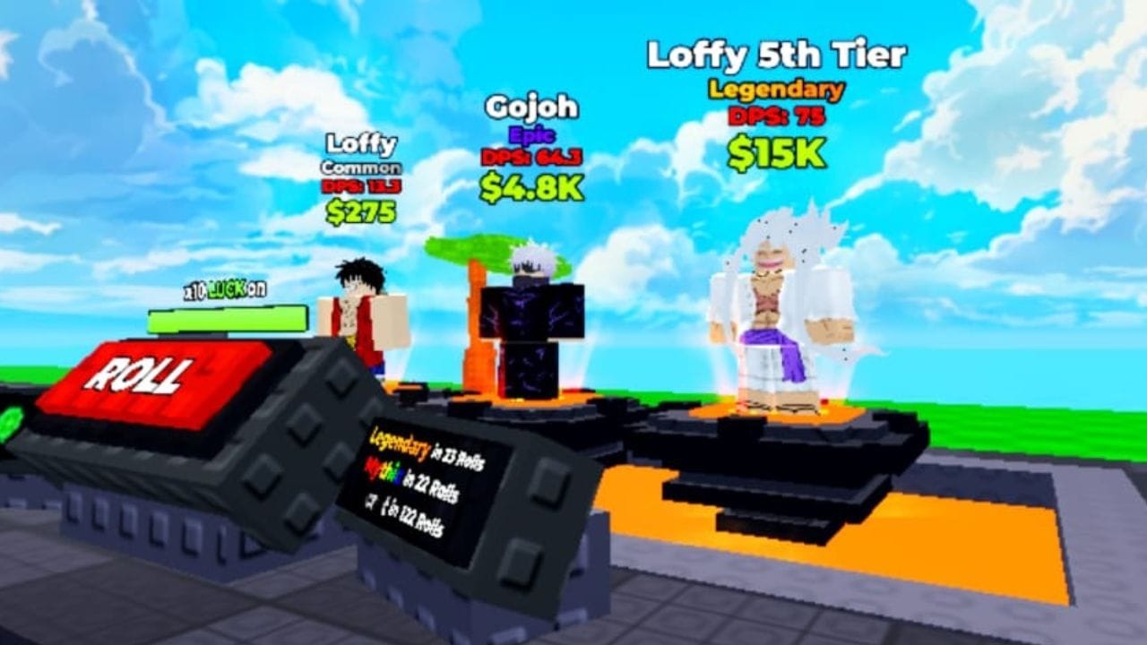 Adquira Loffy 5th Tier usando Cash (Imagem via Roblox)