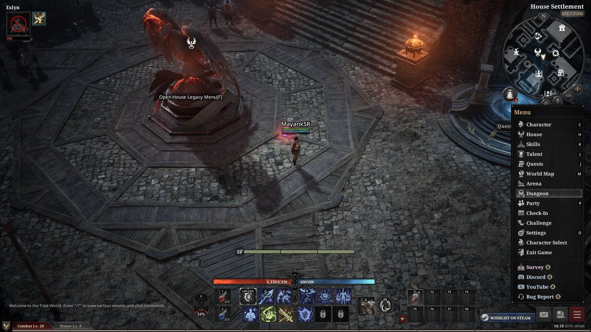 Use o menu lateral para acessar (Imagem via Nexon)
