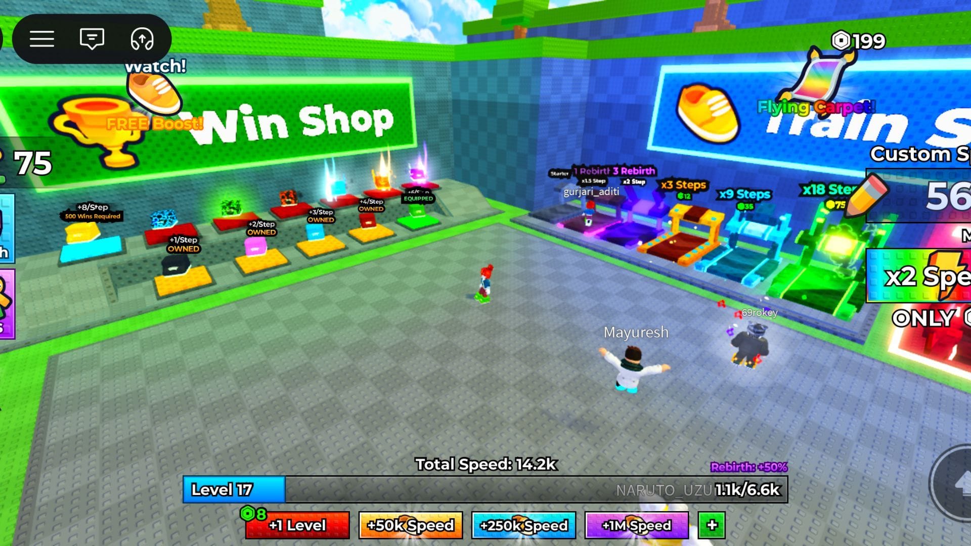 Lobby do jogo (Imagem via Roblox)
