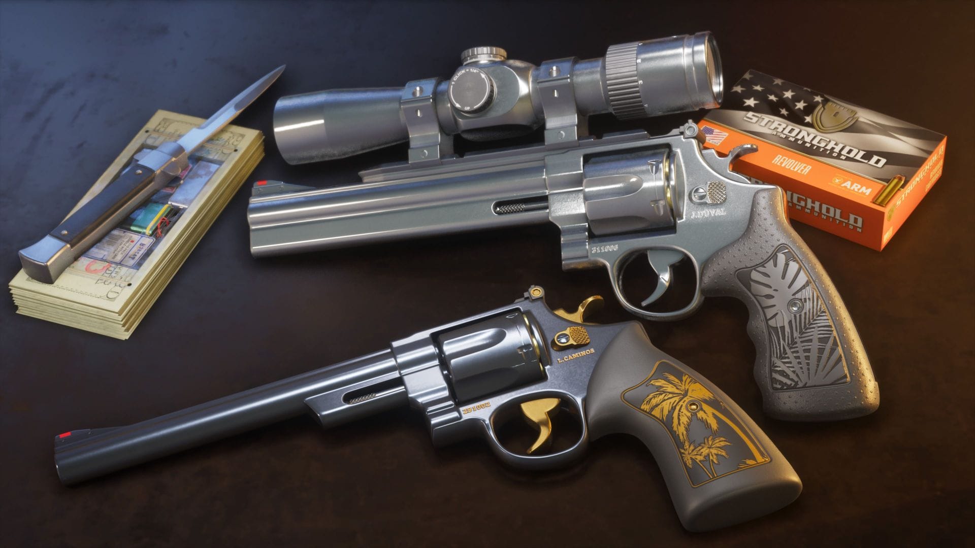 Revólveres Hawk e Little Morgan (imagem via Rockstar Games)
