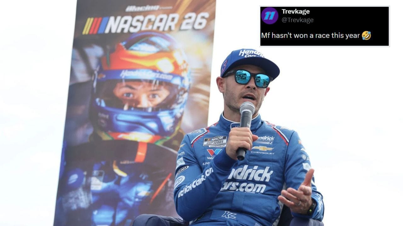 “Mf hasn't won a race this year”: Fans react as Kyle Larson earns a featured spot on the NASCAR 26 game