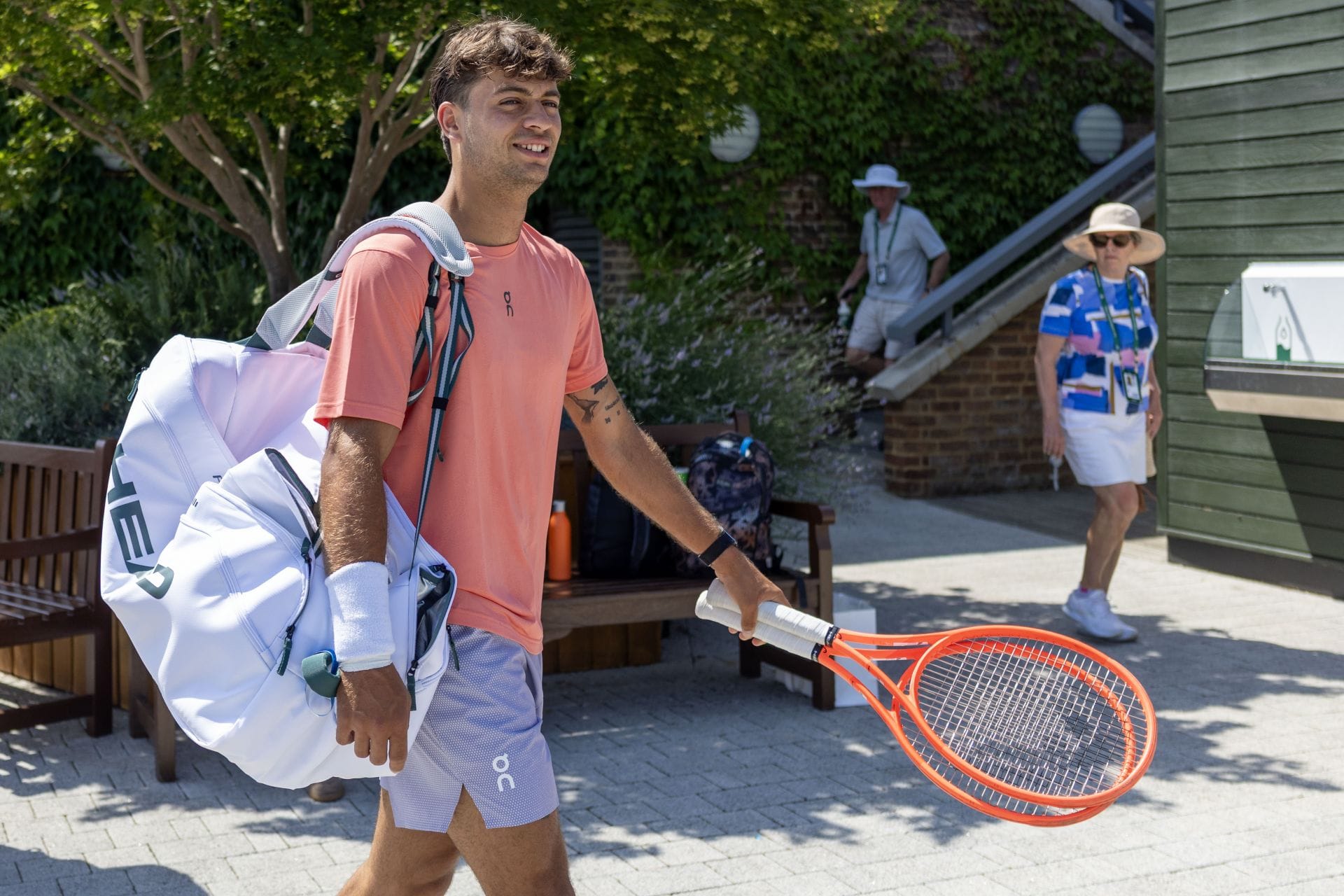 Flavio Cobolli em Wimbledon 2026. (Fonte: Getty)