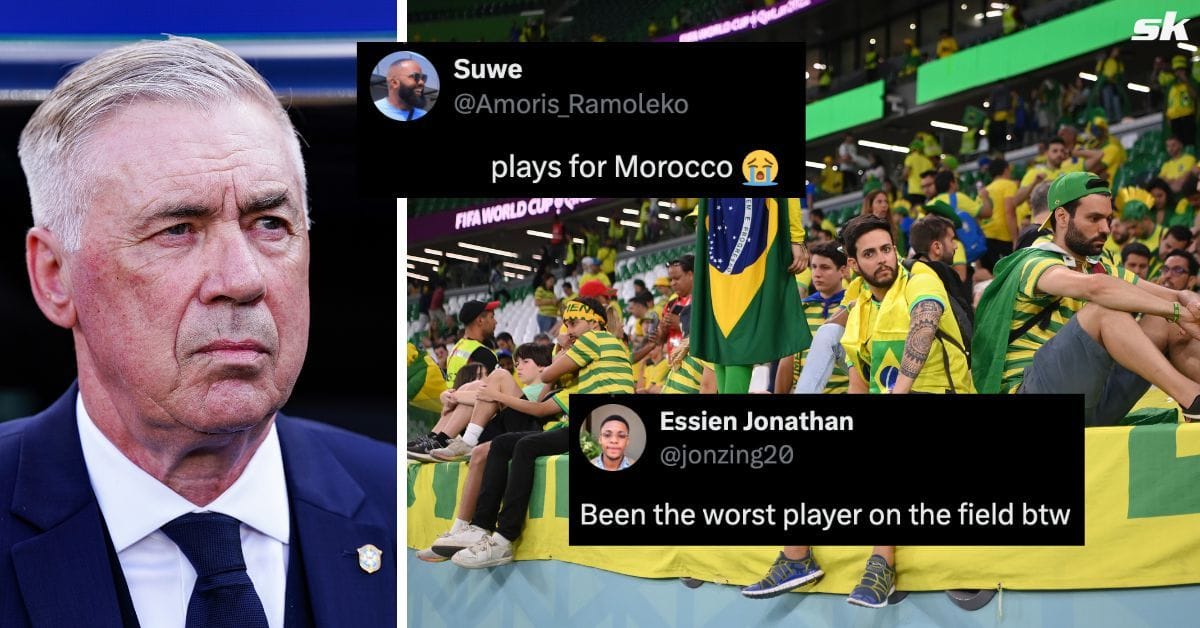“Plays for Morocco”, “Worst player on the field” - Brazil fans slam 28-year-old star for FIFA World Cup display against Morocco