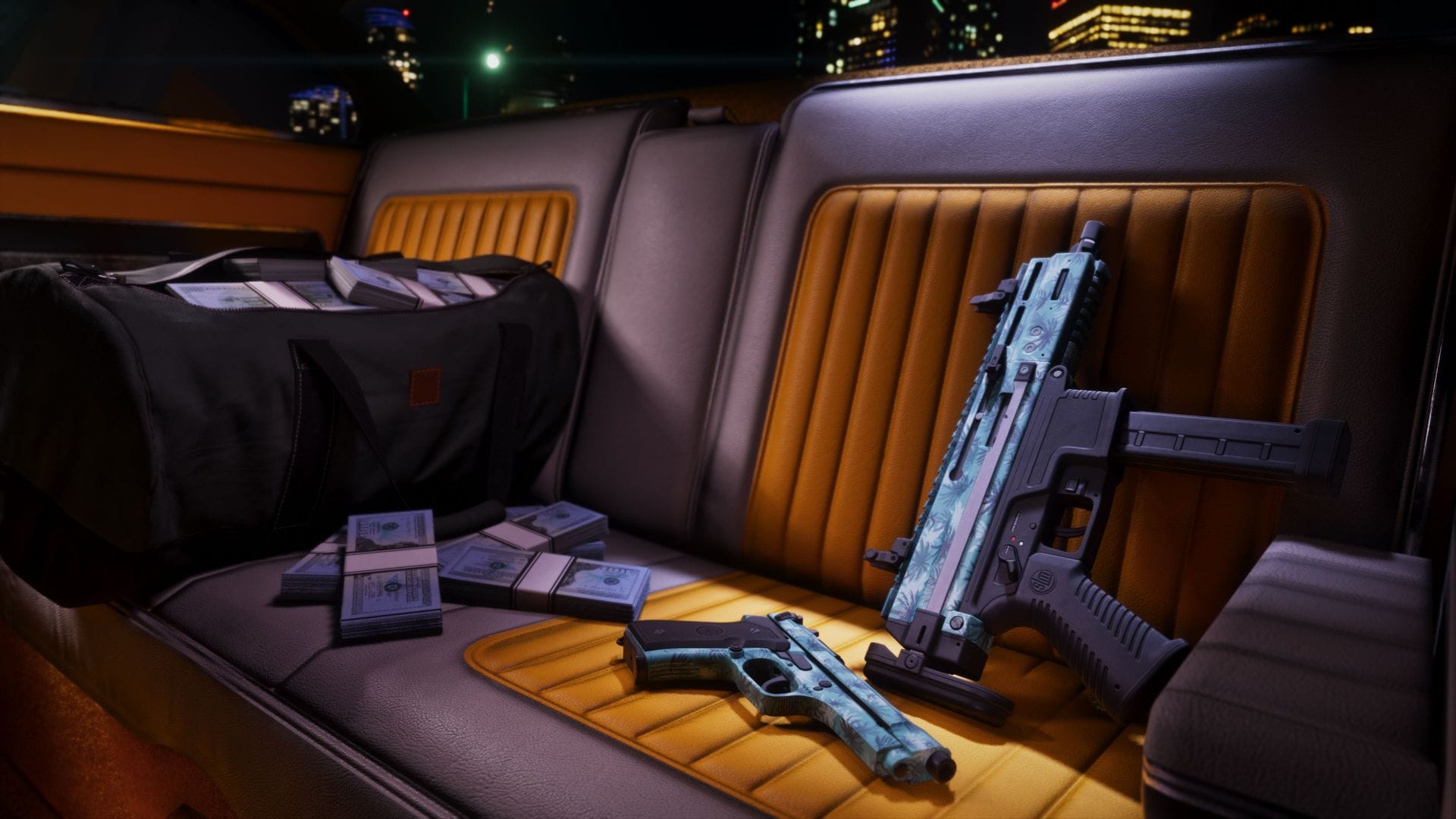 Vislumbre do GTA 6 Vintage Vice City Pack (imagem via Rockstar Games)